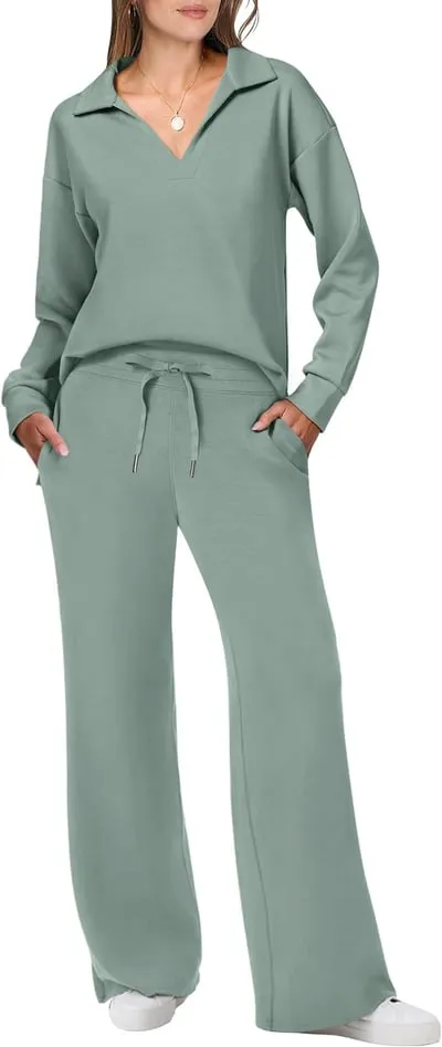 Heidi-Mode | Lässiger Pullover & Hose Reise & Lounge-Set